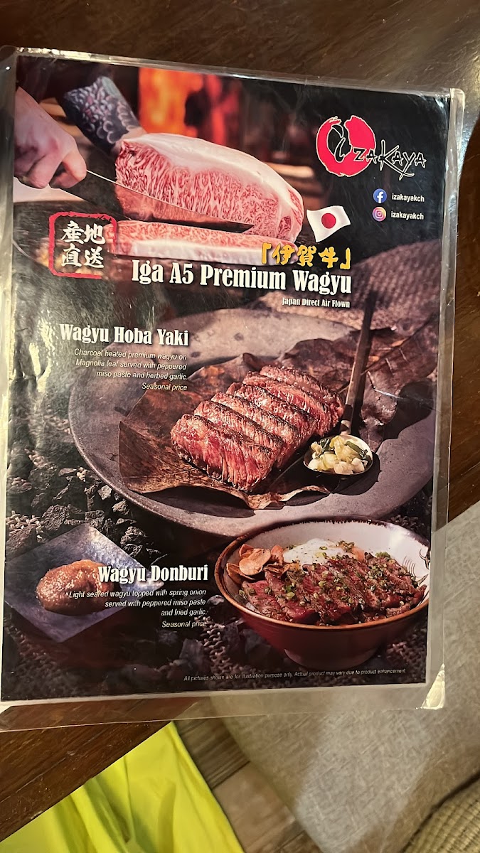 Izakaya Japanese Restaurant Photo Menu 6