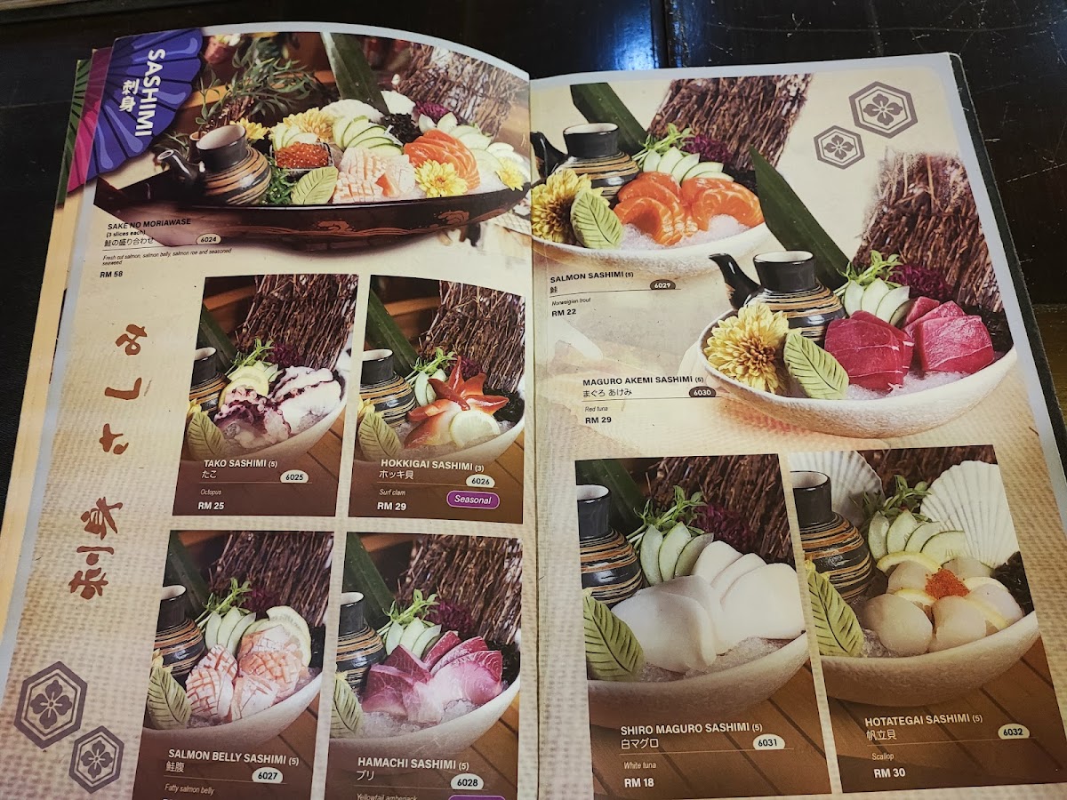 Izakaya Japanese Restaurant Photo Menu 8