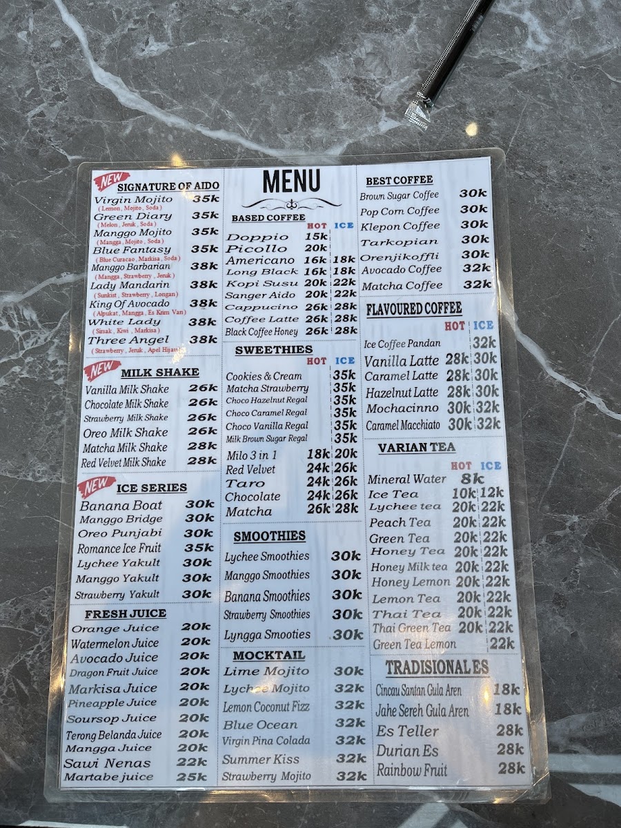 AIDO CAFE Photo Menu 7