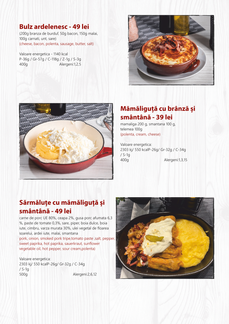 Gra’tar restaurant Photo Menu 3