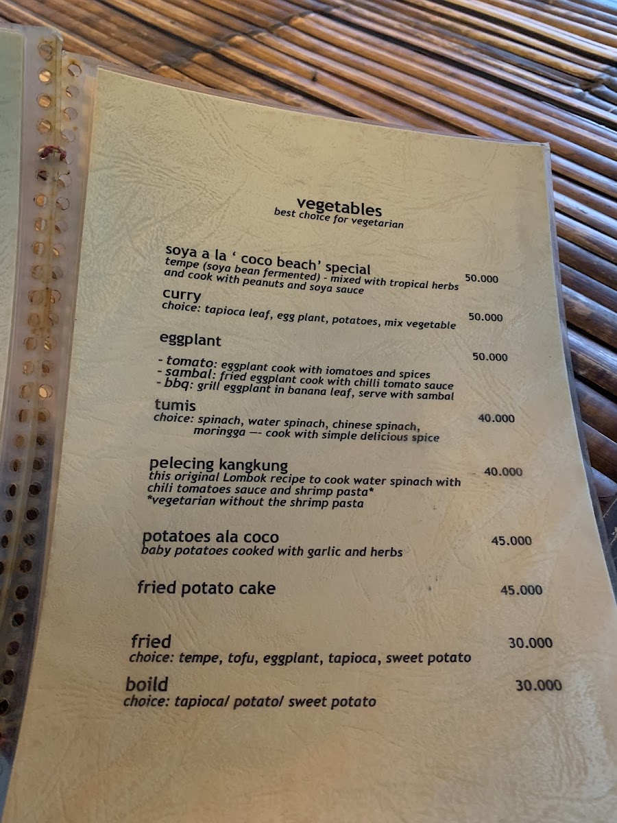 Coco beach restaurant Photo Menu 4