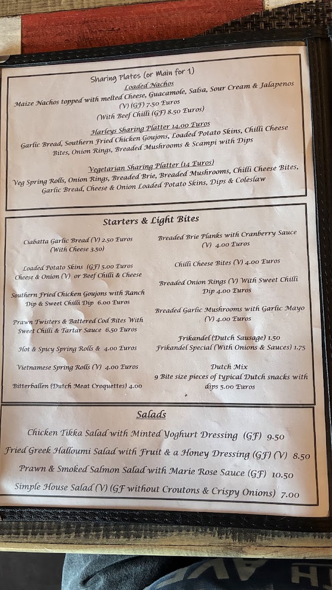 Harley´s Bar & Restaurant Photo Menu 3