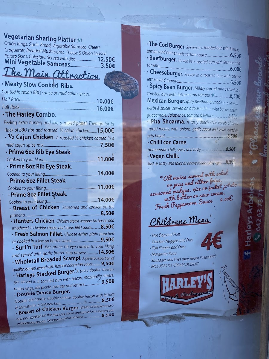 Harley´s Bar & Restaurant Photo Menu 5