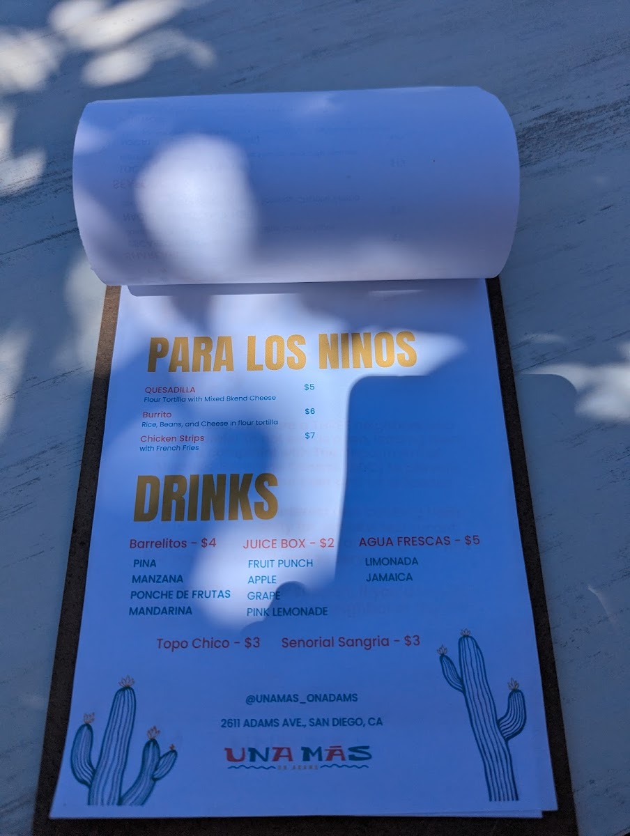 Una Mas on Adams Photo Menu 7