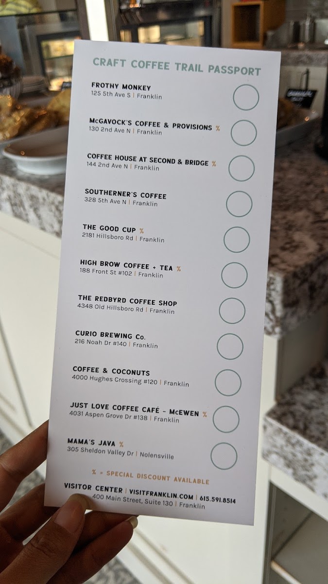 McGavock's Coffee Bar & Provisions Photo Menu 4