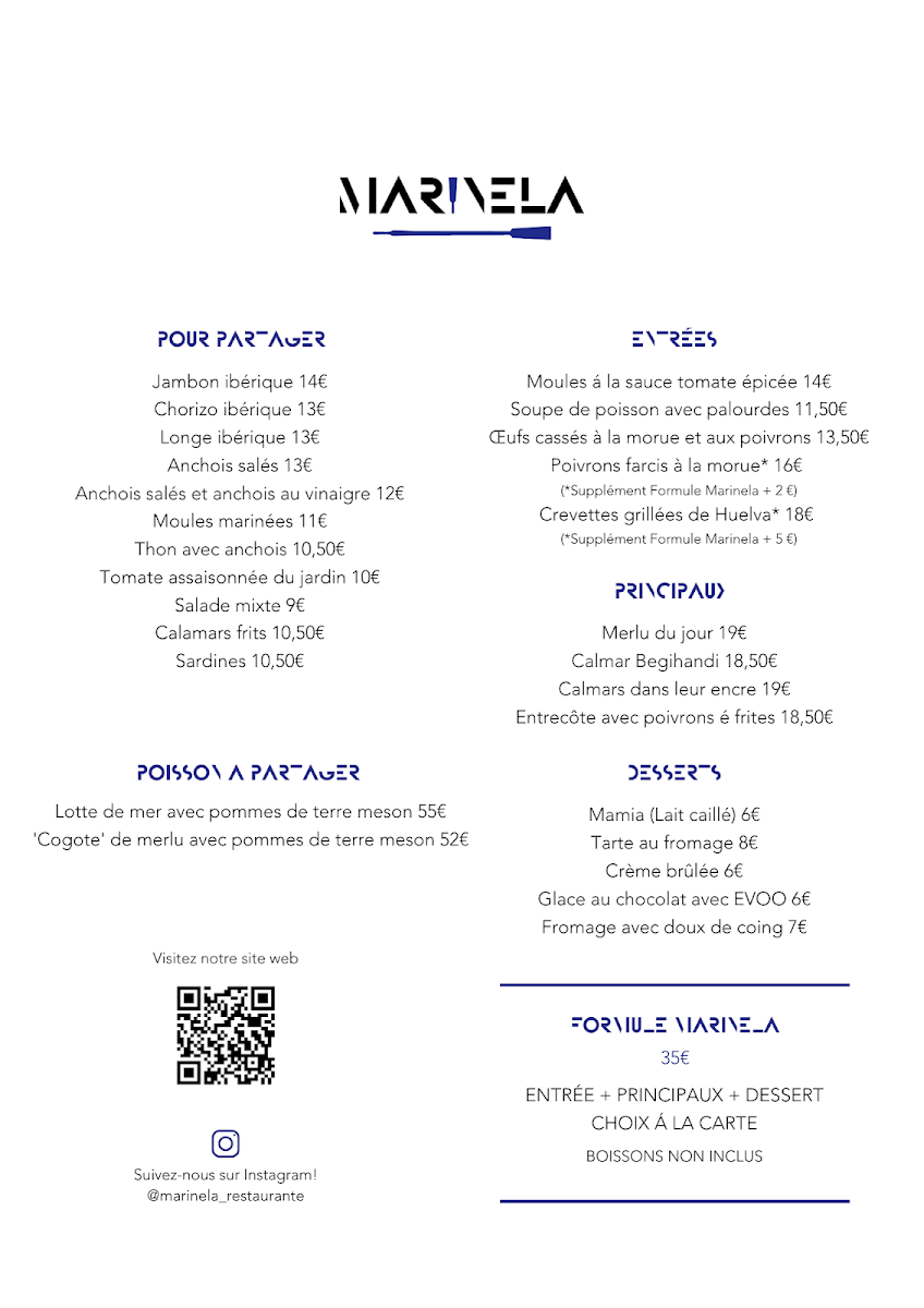 Restaurante Mariñela Photo Menu 4