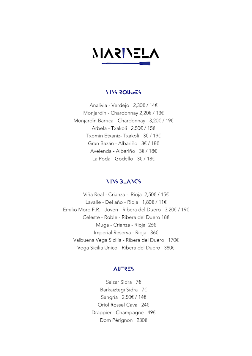 Restaurante Mariñela Photo Menu 7