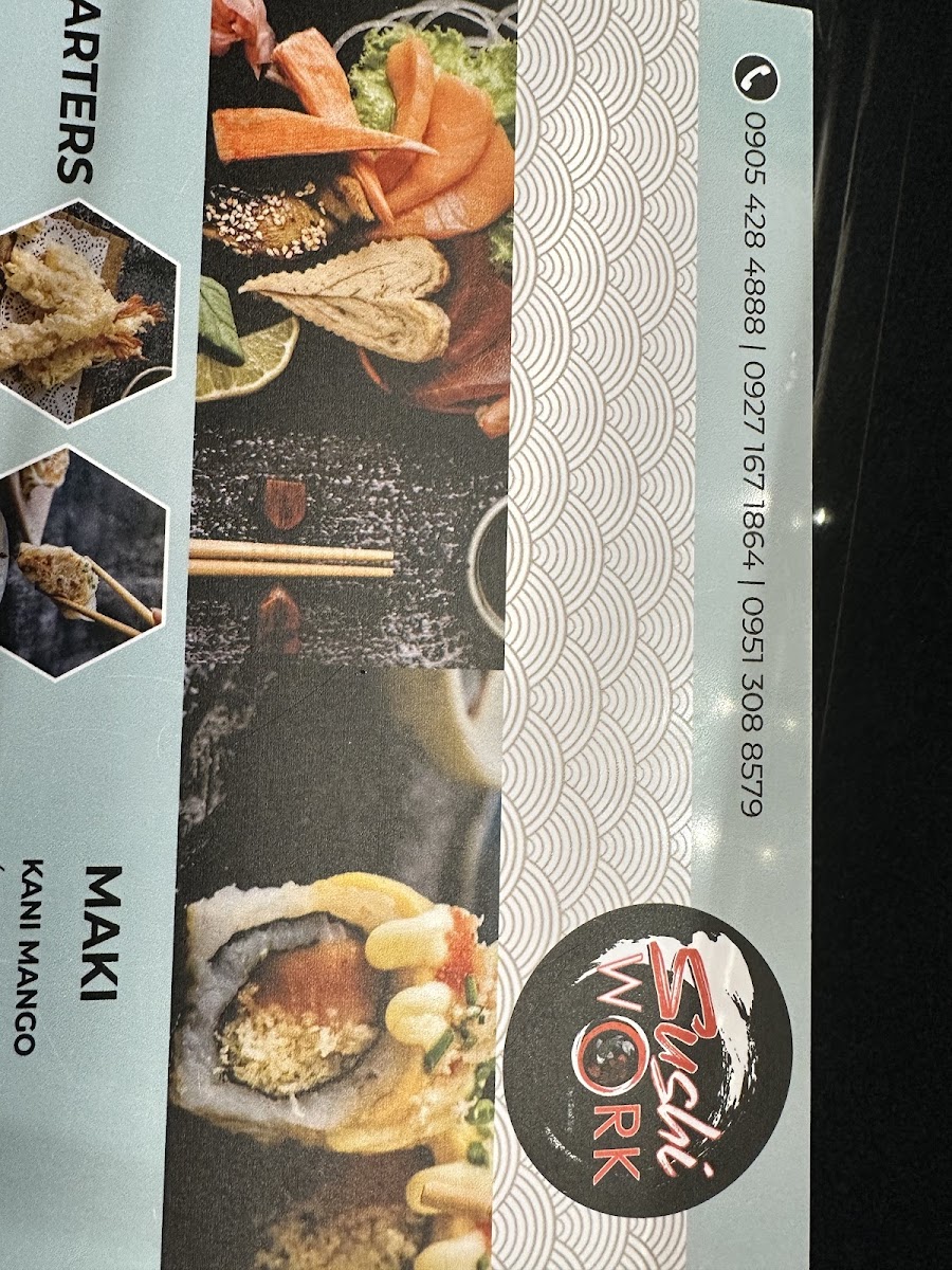 Sushi Work by Chef Zar Photo Menu 4