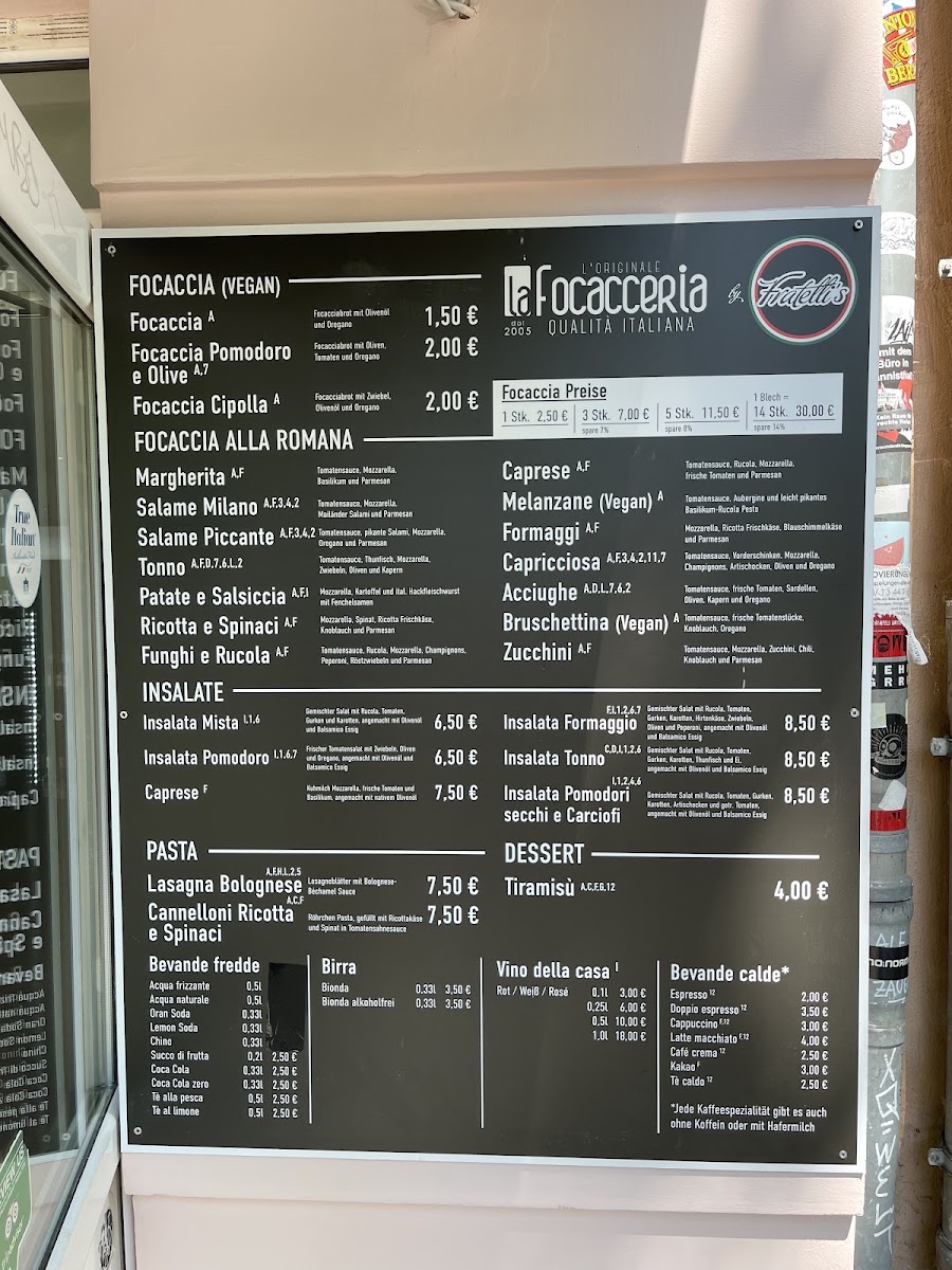 La Focacceria Photo Menu 4