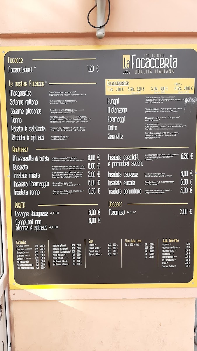 La Focacceria Photo Menu 6