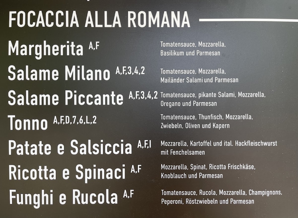 La Focacceria Photo Menu 9
