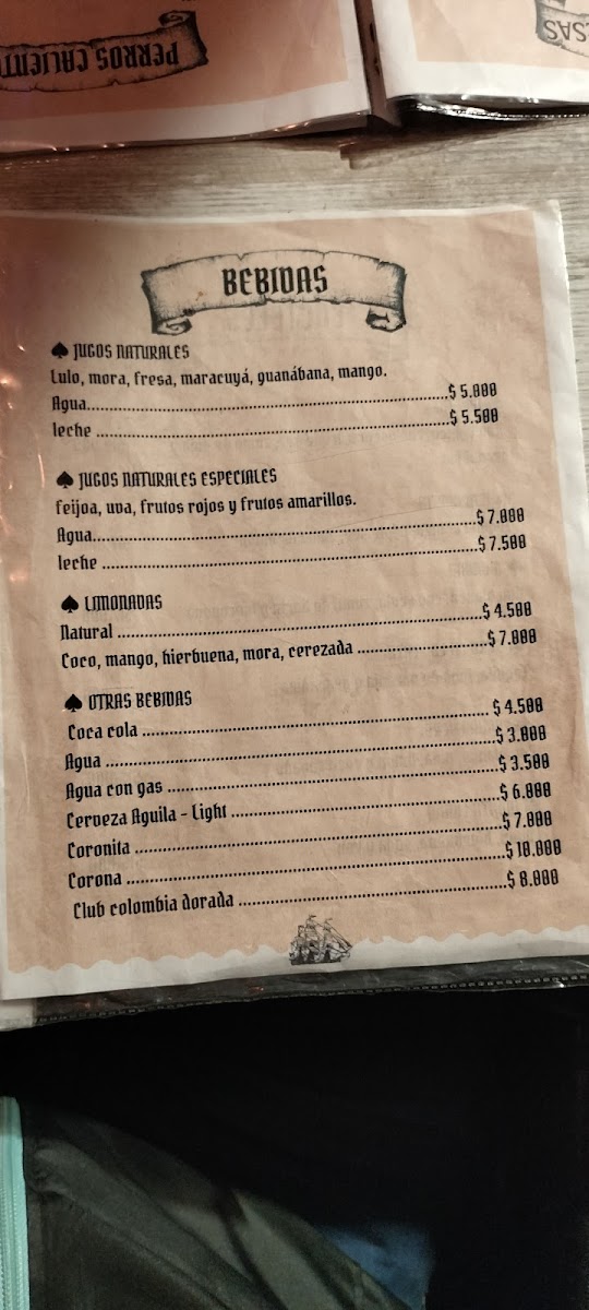 La cueva del Pirata Photo Menu 6