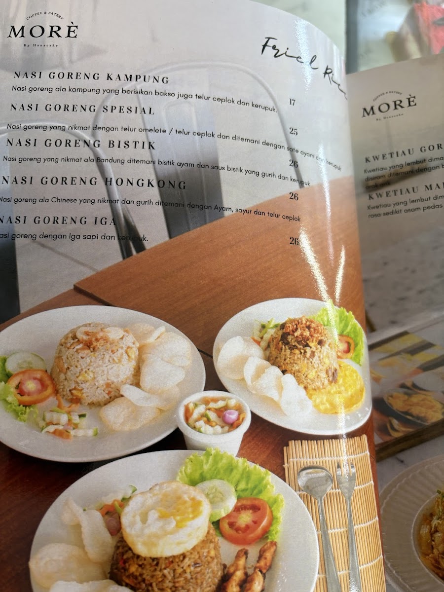 Morè Coffee and Eatery by Hanacake Photo Menu 2
