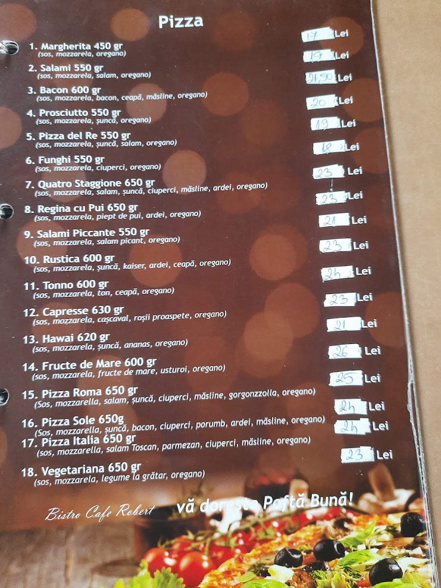 Bistro Cafe Robert Photo Menu 2