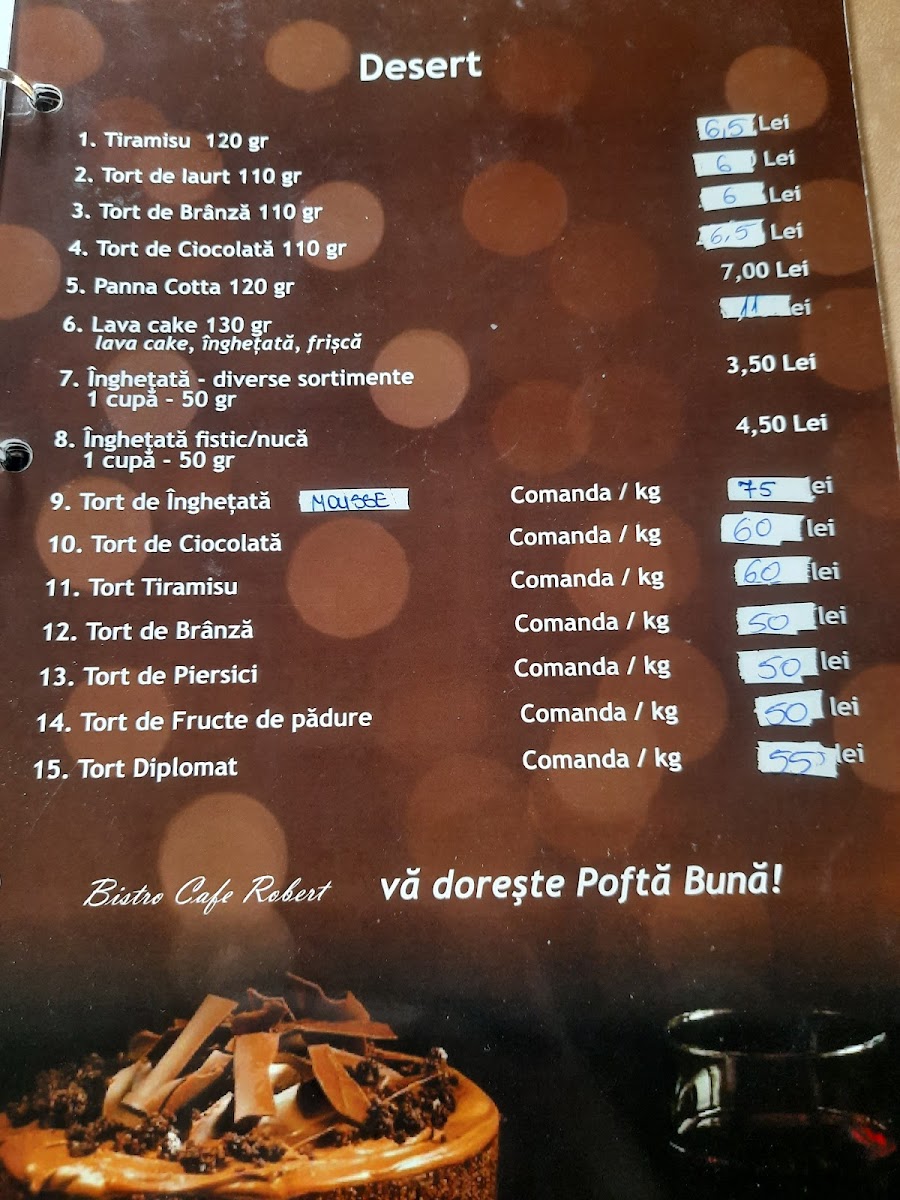 Bistro Cafe Robert Photo Menu 3
