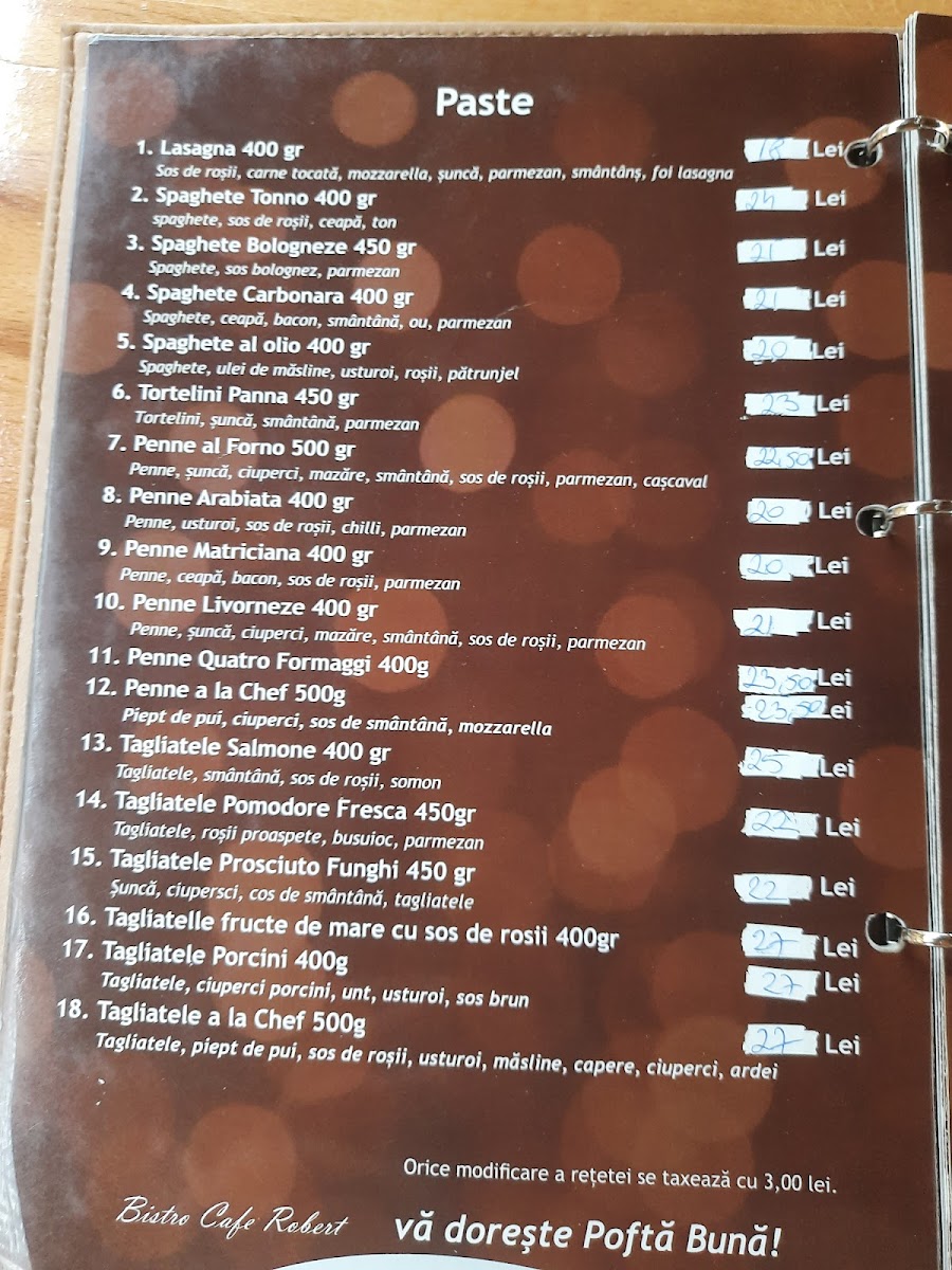 Bistro Cafe Robert Photo Menu 8