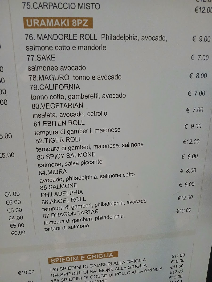 Kura Sushi Photo Menu 2