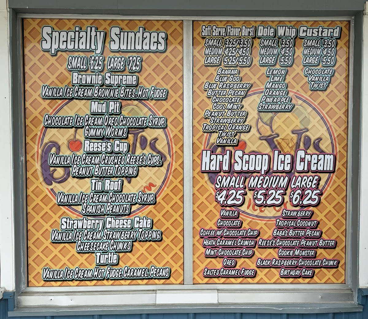 Big V's Ice Cream LLC Photo Menu 1