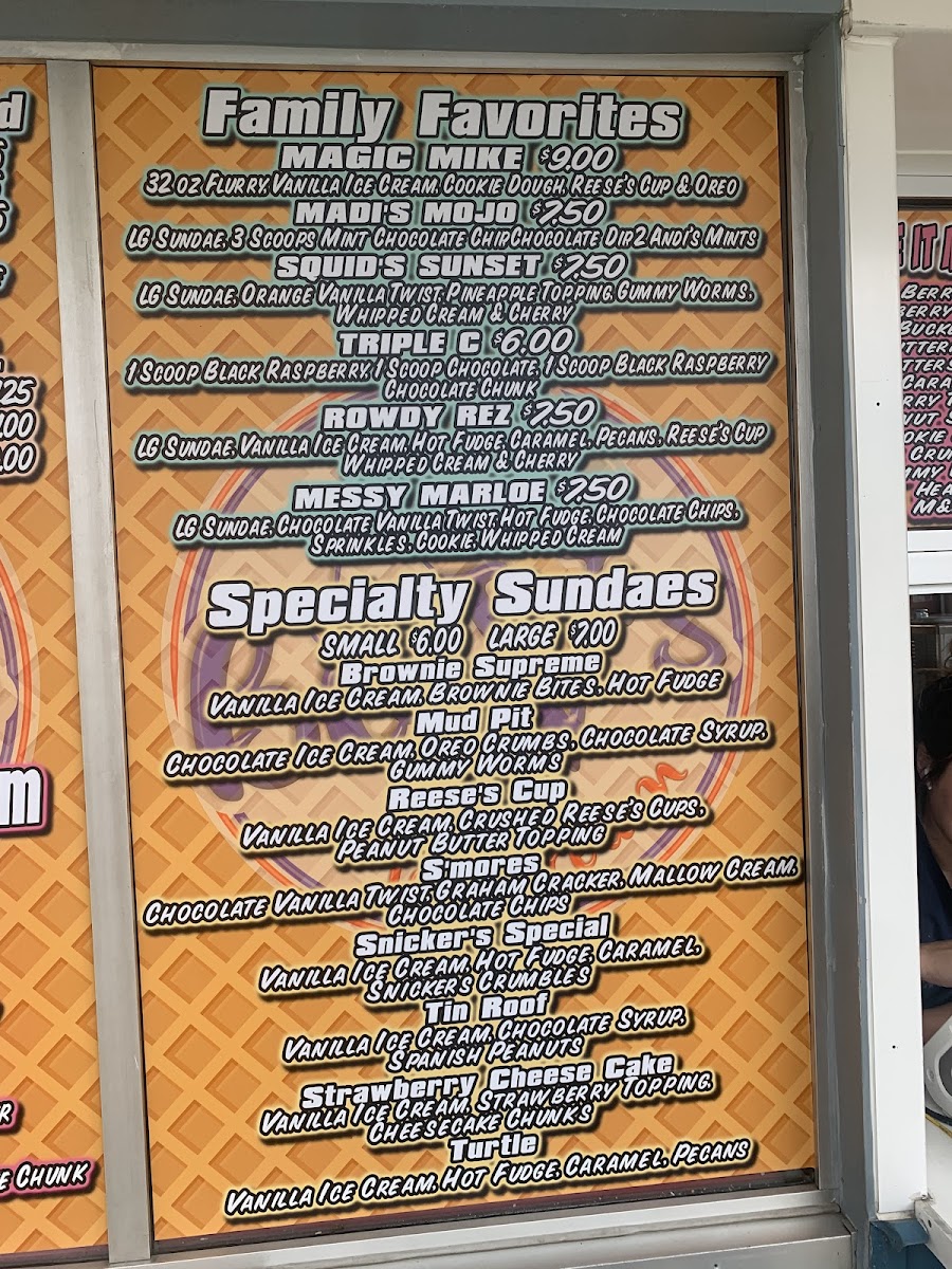 Big V's Ice Cream LLC Photo Menu 2