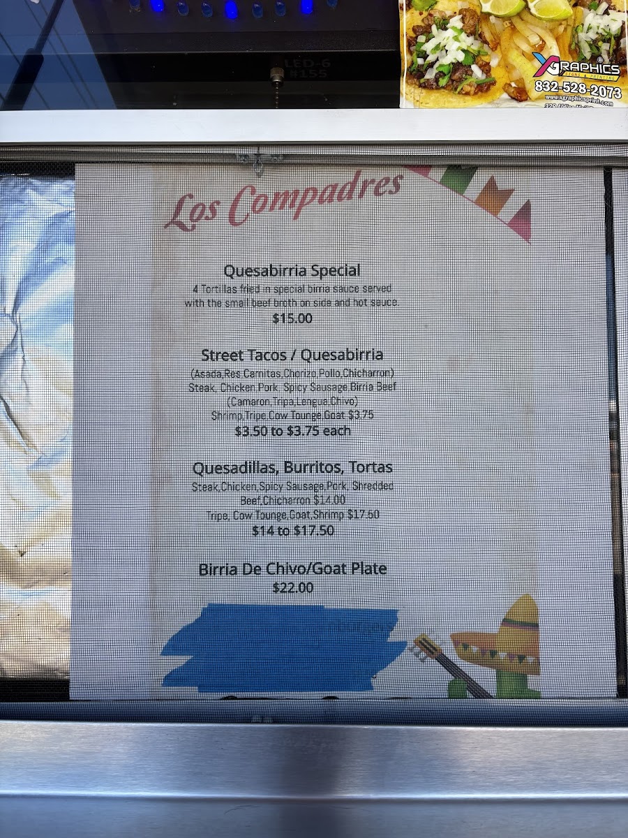 Taqueria Los Compadres Photo Menu 1