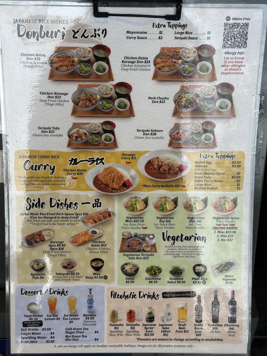 Ramen Zundo Chatswood Photo Menu 4