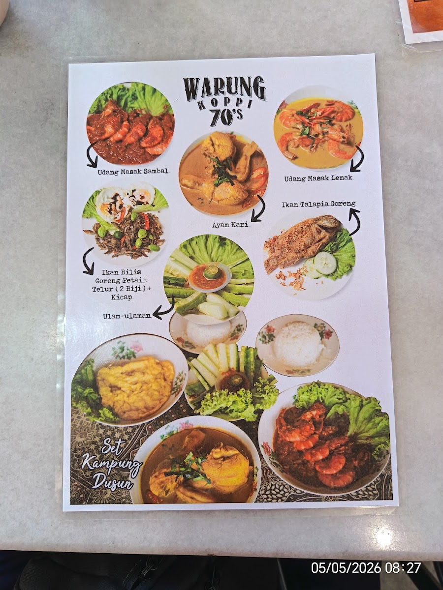 Warung Koppi 70's Sungai Buloh Photo Menu 3