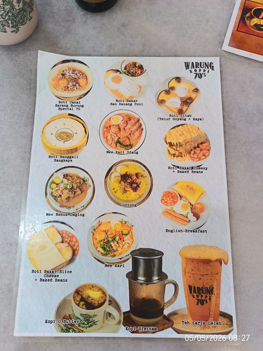 Warung Koppi 70's Sungai Buloh Photo Menu 5