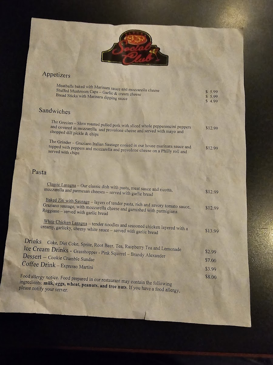Eldora Social Club Photo Menu 6