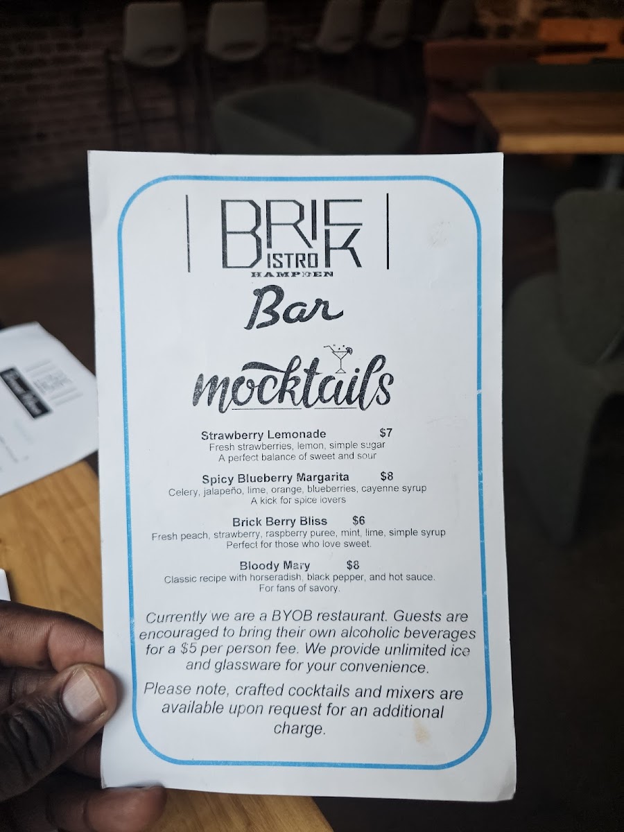 Brick Bistro Hampden Photo Menu 3