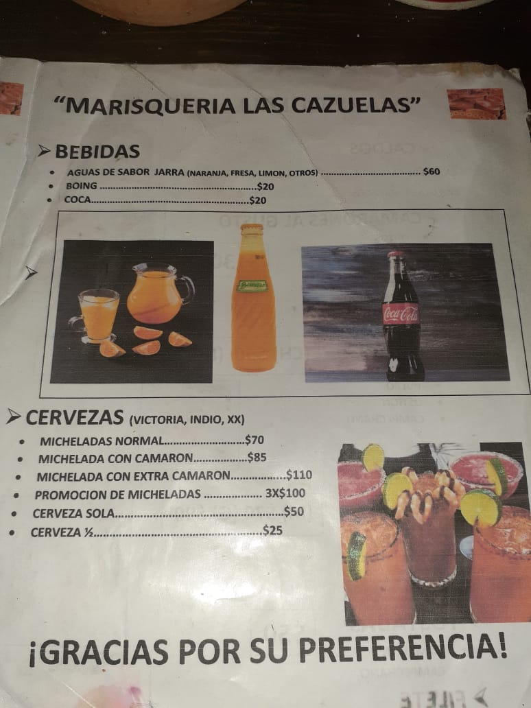 Marisqueria las Cazuelas Photo Menu 2
