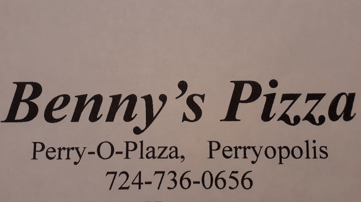 Benny's Pizza Photo 3