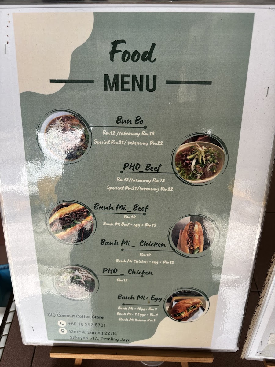 GIÓ Coconut Coffee Store Photo Menu 6