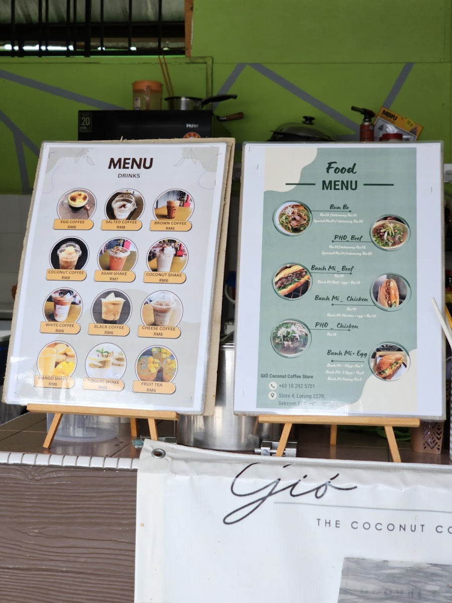 GIÓ Coconut Coffee Store Photo Menu 7