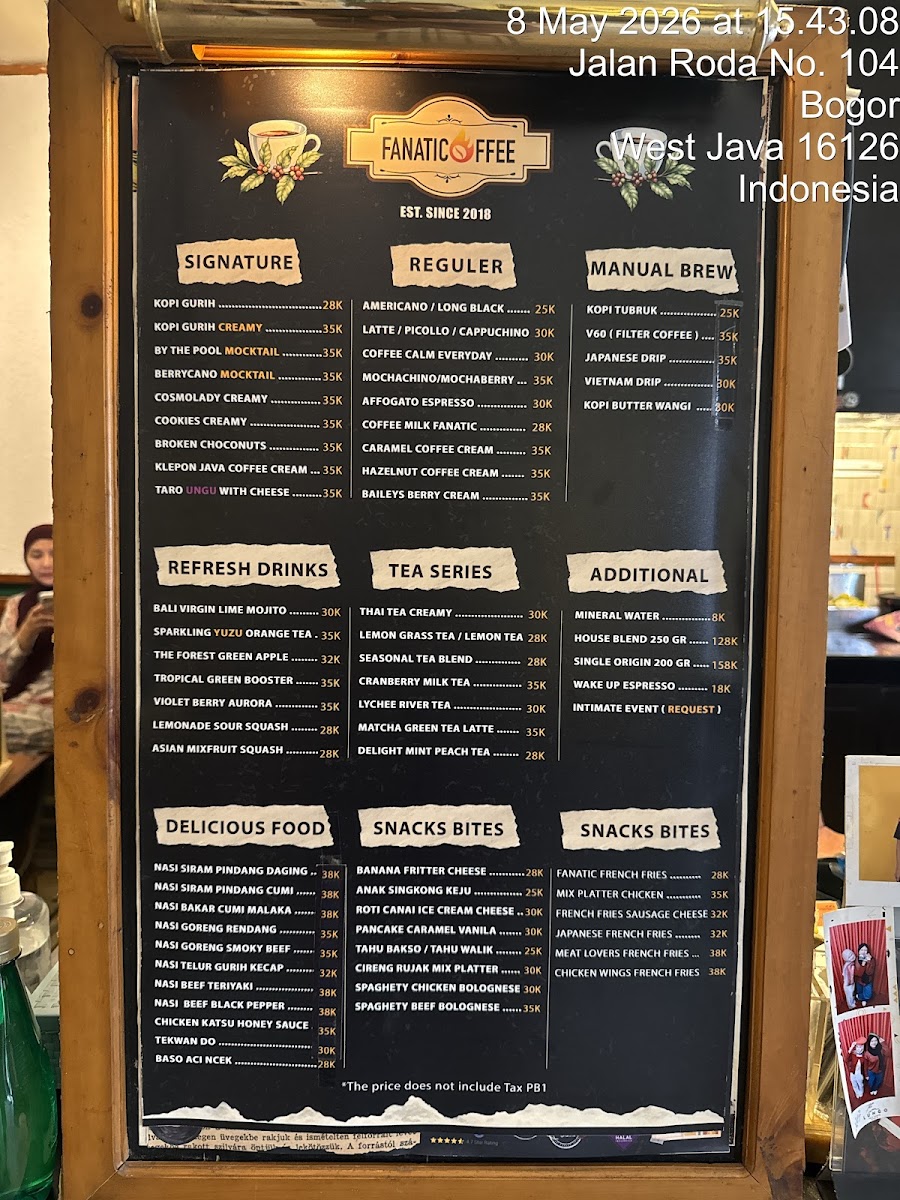 Fanaticoffee - Coffeetaria Photo Menu 7