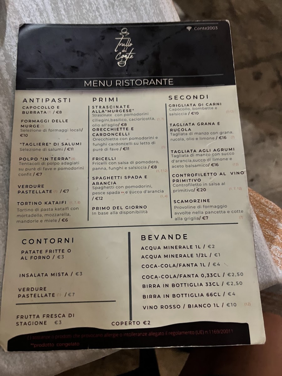 Trullo del Conte Ristorante Pizzeria Photo Menu 5