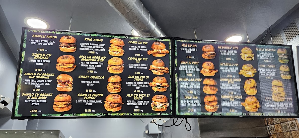 Gorilla’s Crazy Burgers - Mosilor Photo Menu 7