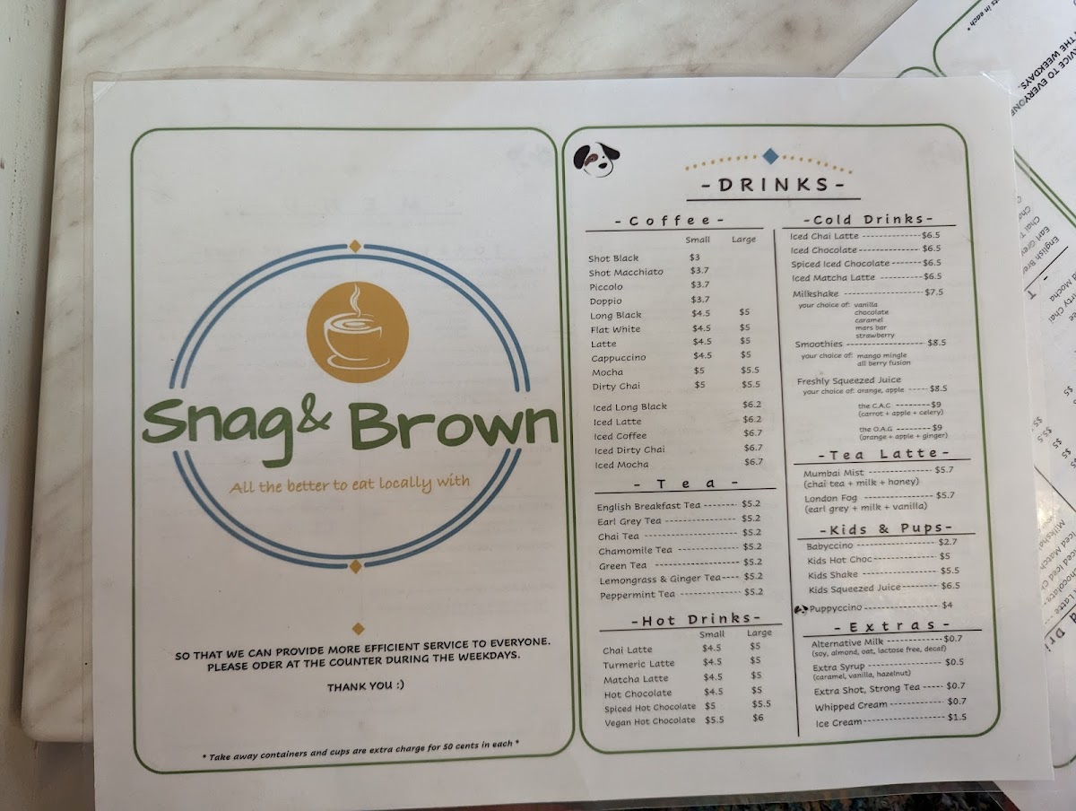 Snag & Brown Photo Menu 7