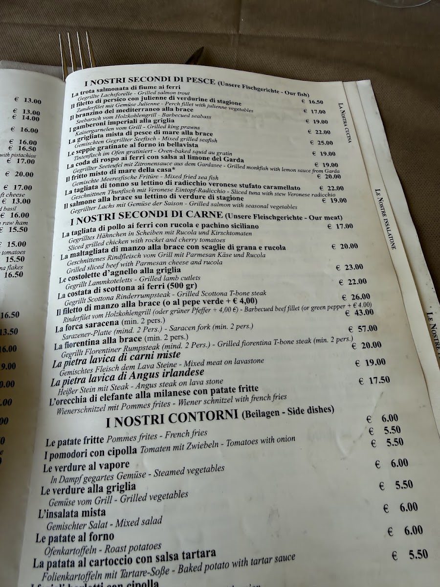 Ristorante Miralago Costermano Photo Menu 4