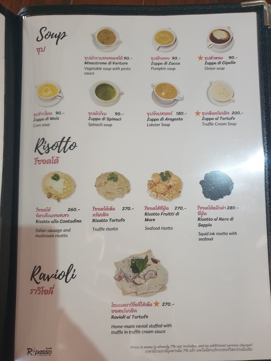 Ripasso Photo Menu 3