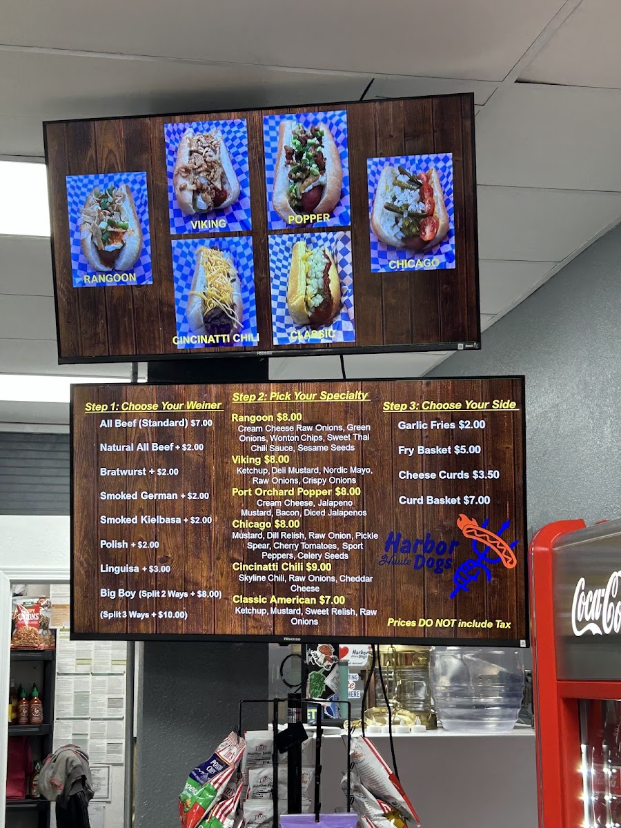 Harbor Haute Dogs Photo Menu 5