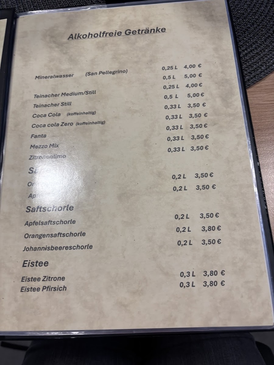 Il Sapore Photo Menu 3