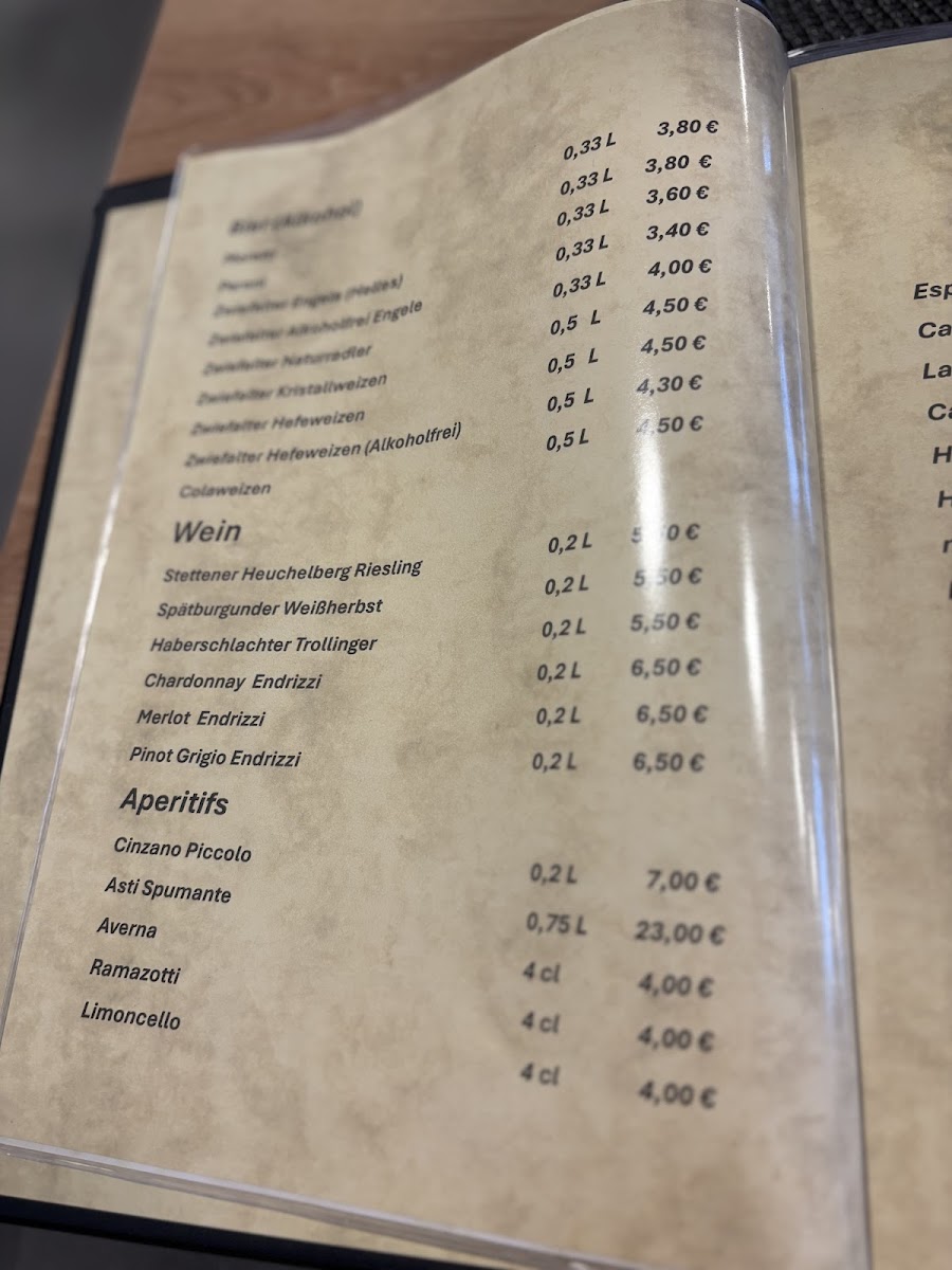 Il Sapore Photo Menu 5