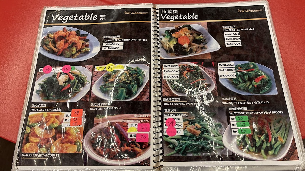 Thai Garden Village Seafood & BBQ Photo Menu 2
