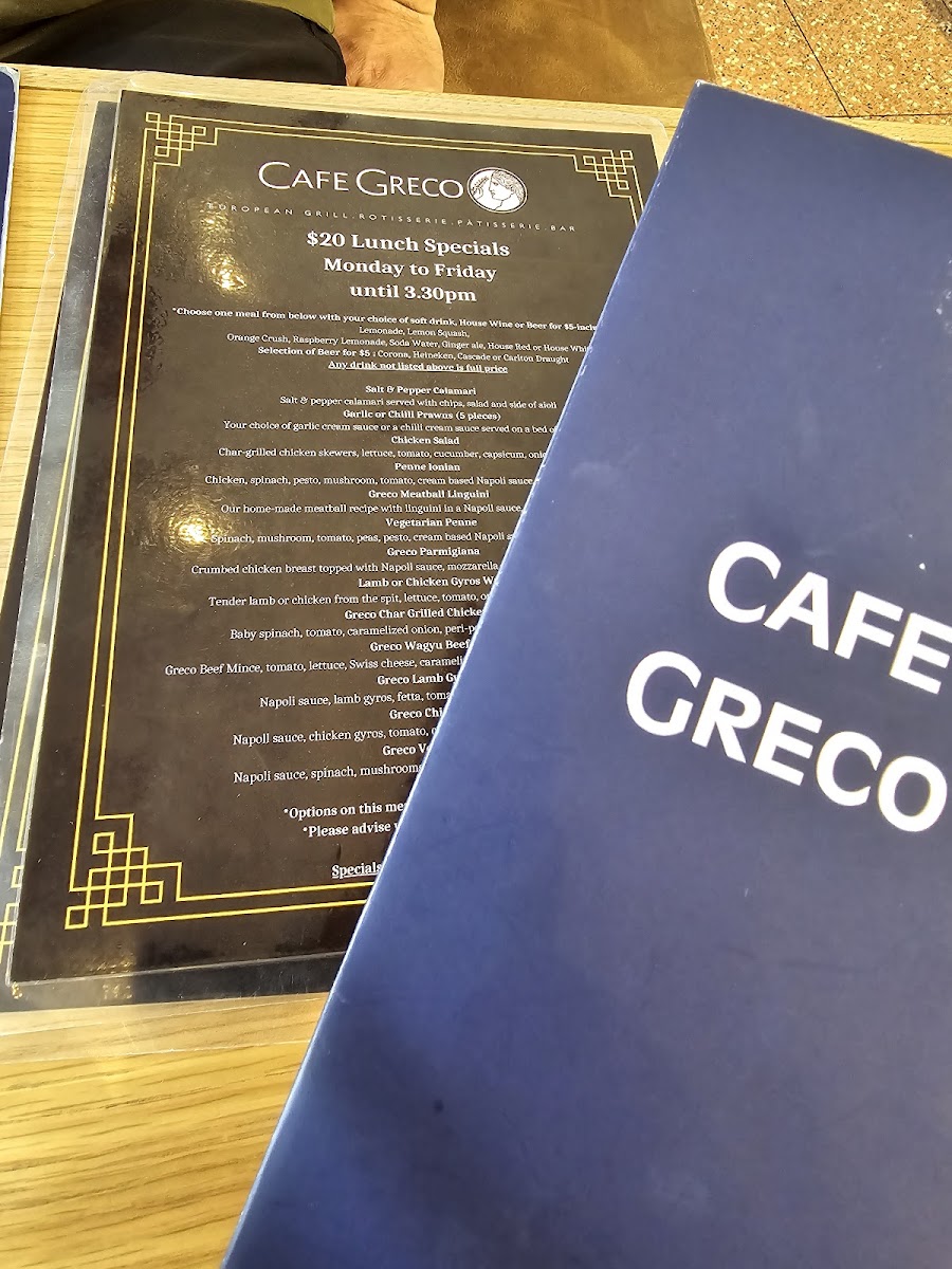 Cafe Greco Photo Menu 2