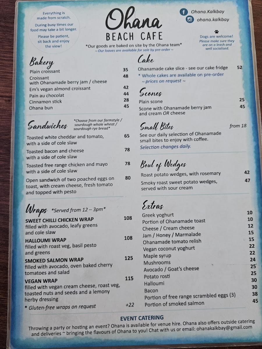 Ohana Cafe Photo Menu 4