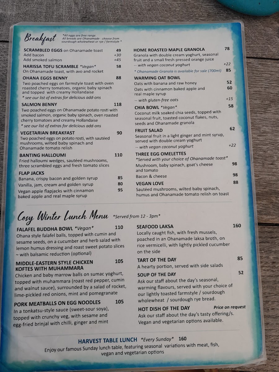 Ohana Cafe Photo Menu 5