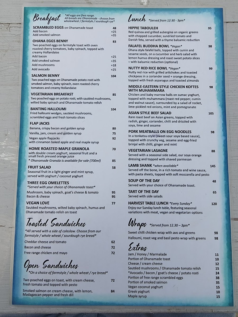 Ohana Cafe Photo Menu 7