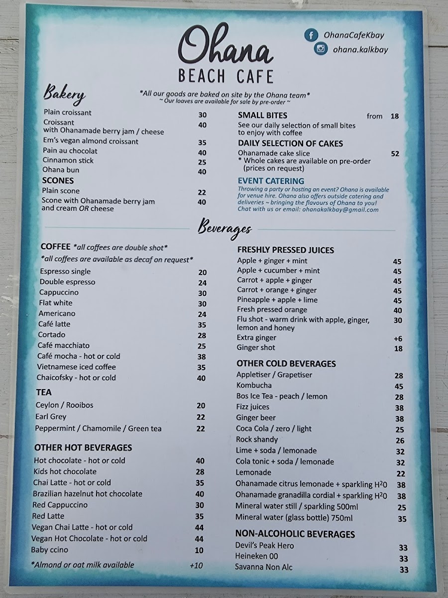 Ohana Cafe Photo Menu 9