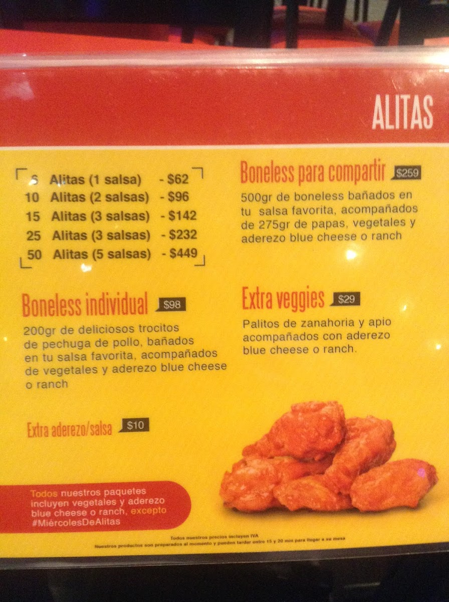 Wing'O Puebla Photo Menu 9