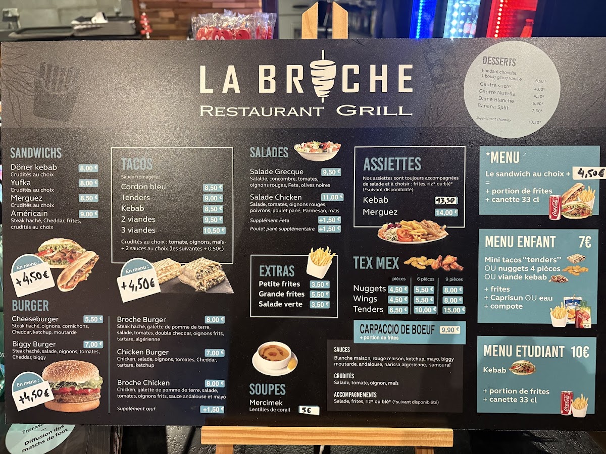 LA BROCHE GEISPOLSHEIM Photo Menu 1